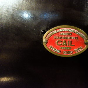 Plaque du fabricant