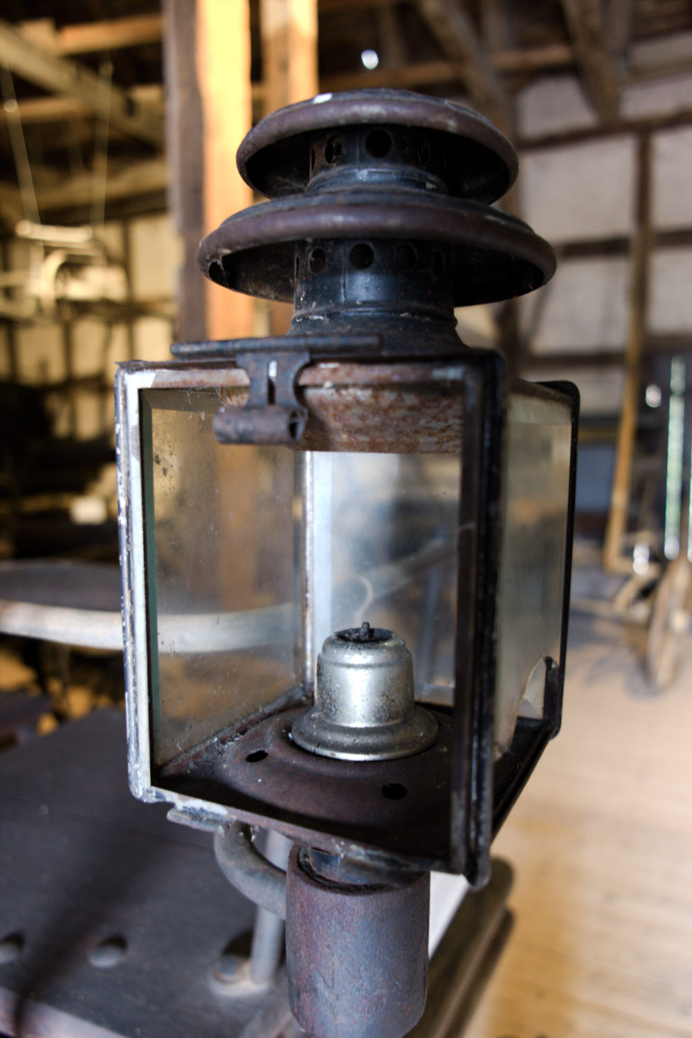 Feu de route d’une des premières voiture de pompier